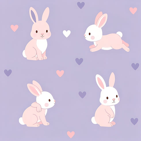 Lavender Hopscotch Wallpaper