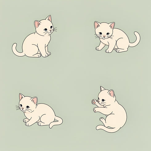 Kitten Society Wallpaper