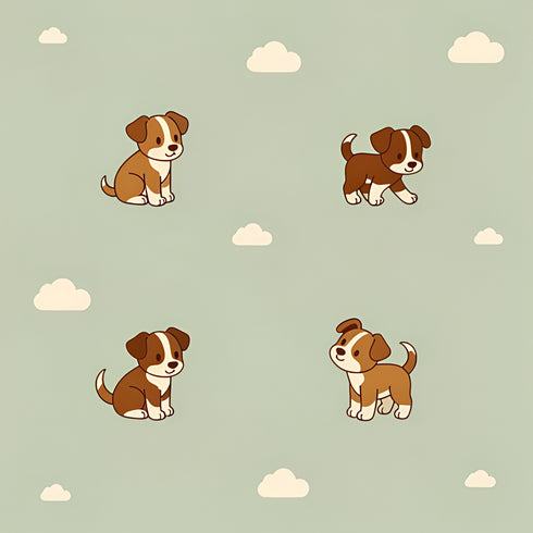Cloud Pups Wallpaper