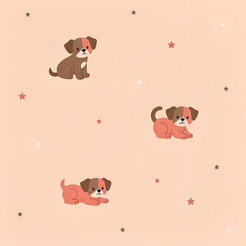 Peach Paws Stardust Wallpaper