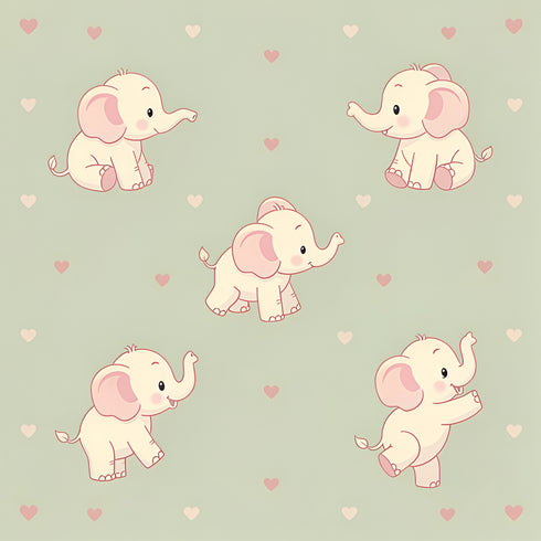 Blush Parade Wallpaper