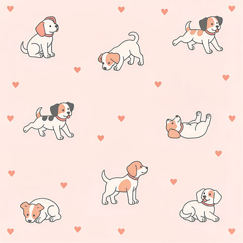 Puppy Parade Wallpaper