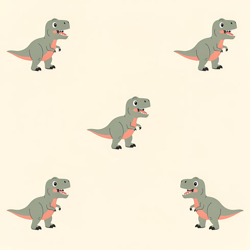 Prehistoric Play Wallpaper