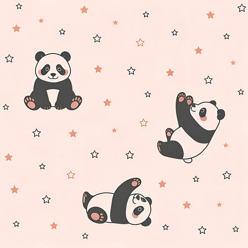 Coral Paws Whimsy Wallpaper
