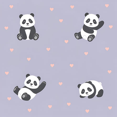 Panda Lullaby Wallpaper