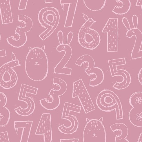 Whimsy Numbers Wallpaper