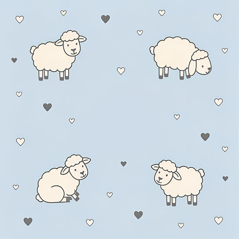 Cozy Lamb Wallpaper