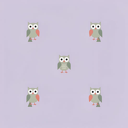 Sage Owls Wallpaper
