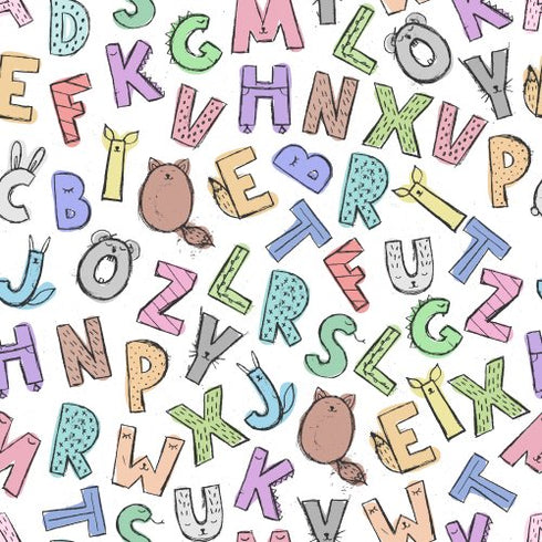 Alphabet Menagerie Wallpaper