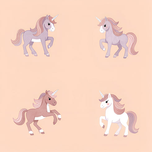 Lavender Gallop Wallpaper