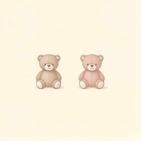 Honey Stitch Bears Wallpaper