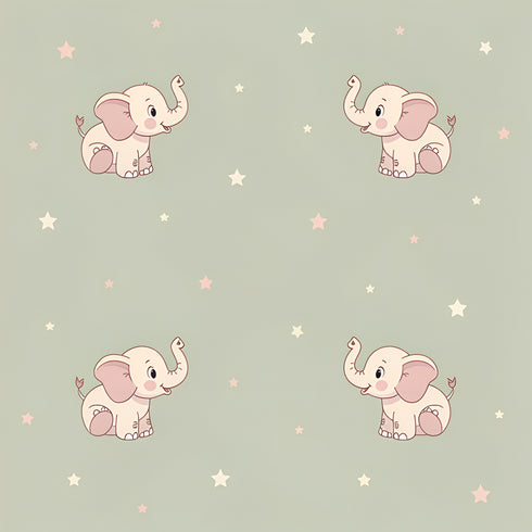 Starry Meadows Wallpaper