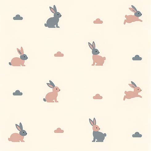 Dusty Bunnies Wallpaper
