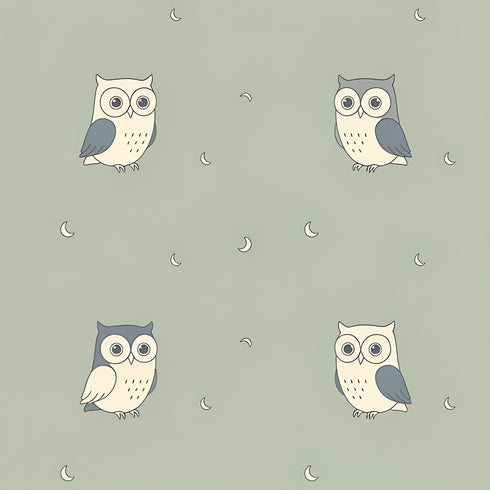 Dusk Owlets Wallpaper