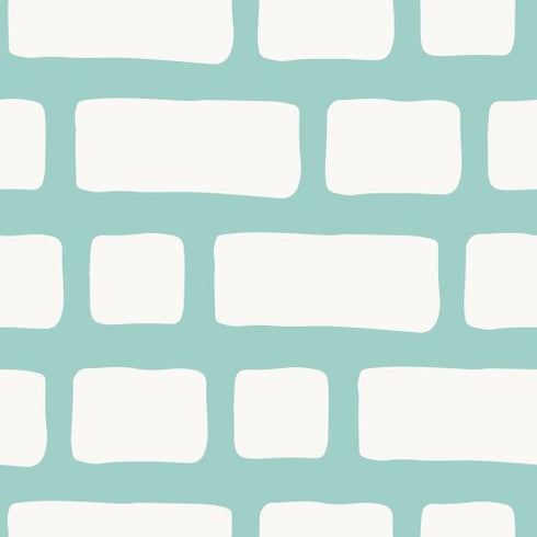 Aqua Blocks Wallpaper