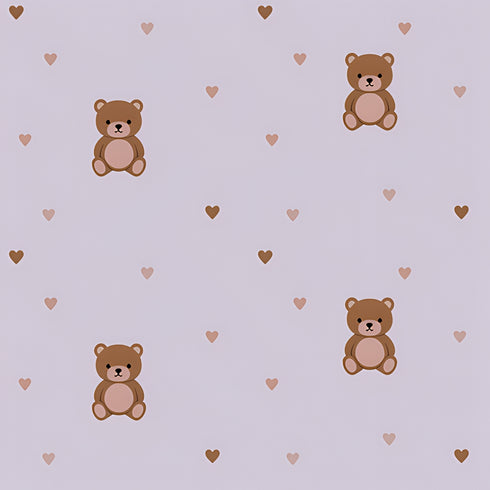 Lavender Cuddle Dreams Wallpaper