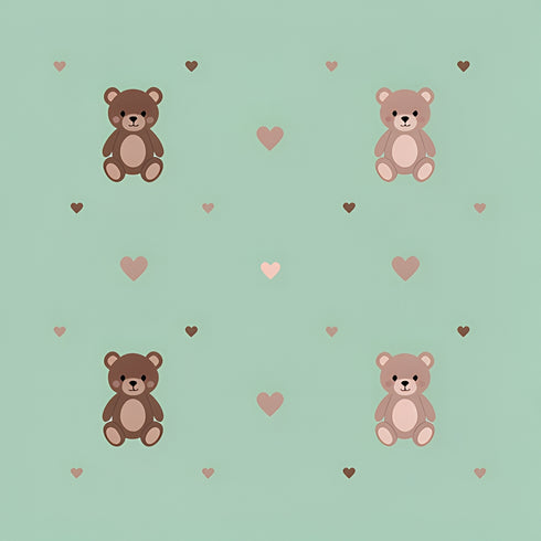 Mint Cuddles Wallpaper