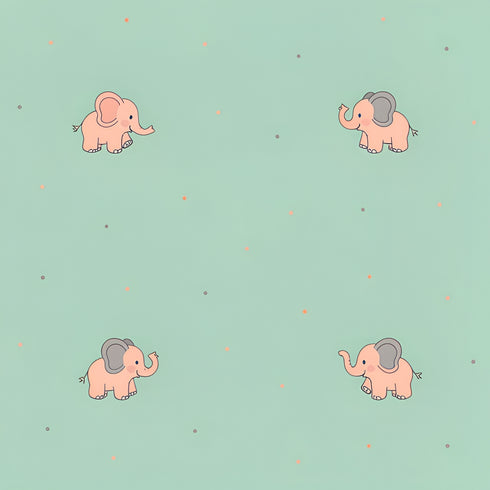 Mint Confetti March Wallpaper