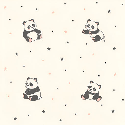 Stellar Pandas Wallpaper