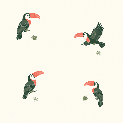 Golden Aviary Wallpaper